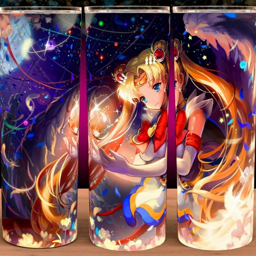Sailor Moon Luna Manga Anime Tumbler 20oz